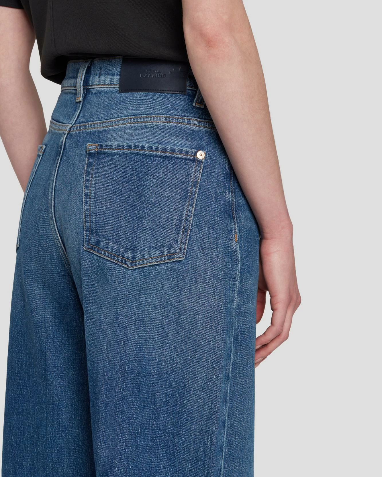 7 For All Mankind MANKIND Zoey Super Wide Leg In Explorer 9 7 For All Mankind MANKIND Zoey Super Wide Leg In Explorer - Image 7