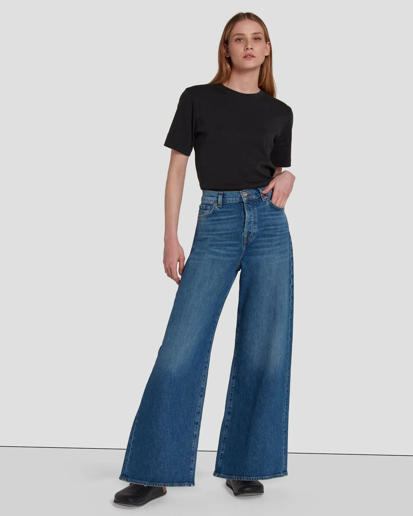 7 For All Mankind MANKIND Zoey Super Wide Leg In Explorer 10 7 For All Mankind MANKIND Zoey Super Wide Leg In Explorer - Image 8