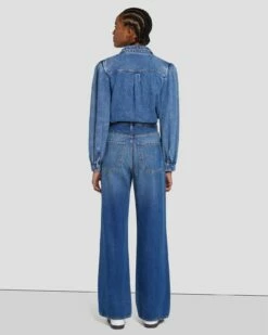 7 For All Mankind MANKIND Kate Modern Straight In Slate 11 7 For All Mankind MANKIND Kate Modern Straight In Slate -7 For All Mankind Sales 7U650555 SLA 4