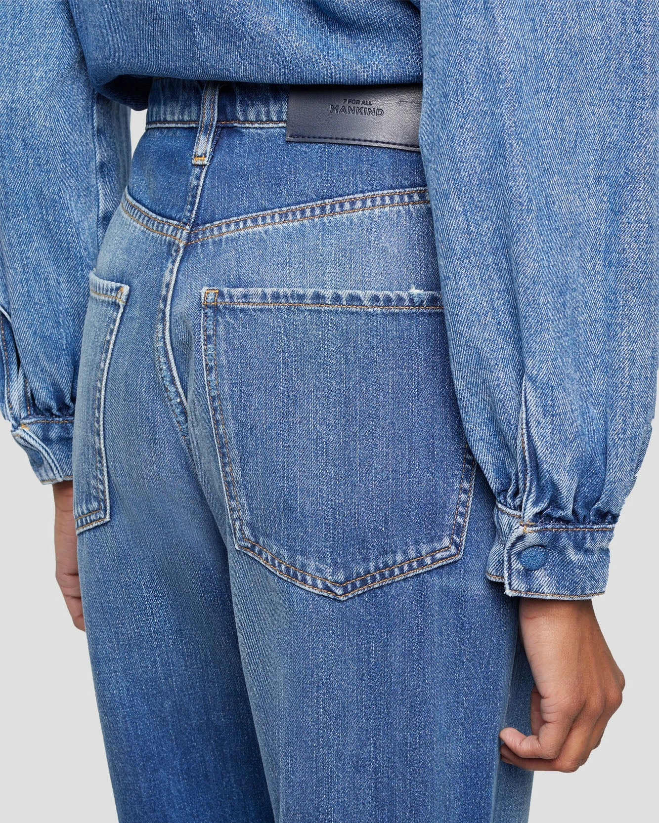 7 For All Mankind MANKIND Kate Modern Straight In Slate 7 7 For All Mankind MANKIND Kate Modern Straight In Slate - Image 5