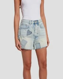 7 For All Mankind Easy Ruby Short In Iris Patchwork 10 7 For All Mankind Easy Ruby Short In Iris Patchwork -7 For All Mankind Sales 7U748555 IP2 3