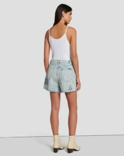 7 For All Mankind Easy Ruby Short In Iris Patchwork 11 7 For All Mankind Easy Ruby Short In Iris Patchwork -7 For All Mankind Sales 7U748555 IP2 4