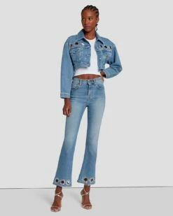7 For All Mankind 7FAM X ADR High Waist Slim Kick In Vibe