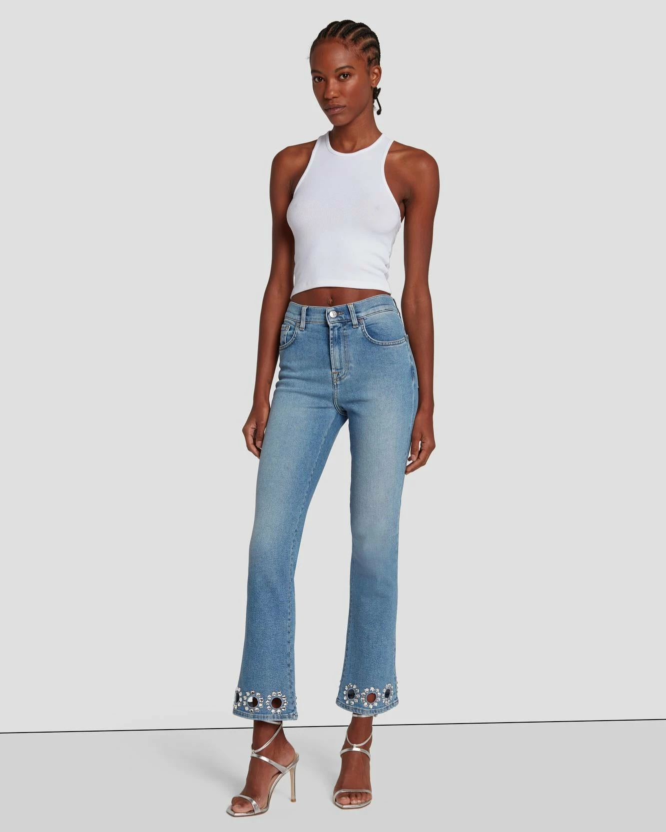 7 For All Mankind 7FAM X ADR High Waist Slim Kick In Vibe 7 7 For All Mankind 7FAM X ADR High Waist Slim Kick In Vibe - Image 5