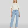 7 For All Mankind Logan Cropped Cargo Jean In Airwave -7 For All Mankind Sales 7U765C10 AWV 1