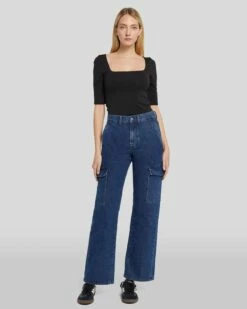 7 For All Mankind Tess Cargo Jean In Undercover