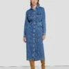 7 For All Mankind Denim Lustre Luxe Dress In Daylily -7 For All Mankind Sales 7U864C86 DLY 1
