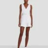 7 For All Mankind Pocket Dress In Brilliant White -7 For All Mankind Sales 7U897672 BW4 1