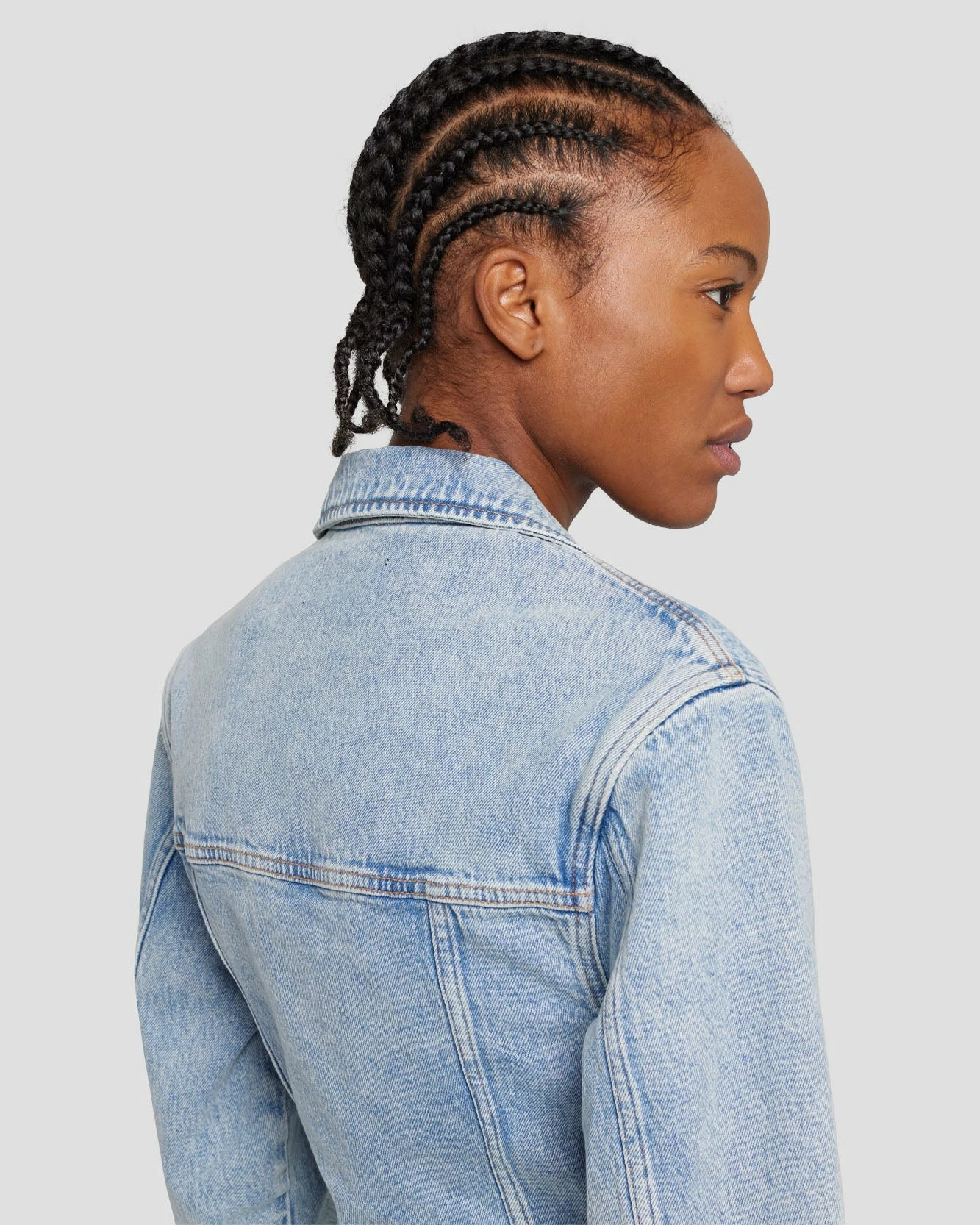 7 For All Mankind MANKIND Tailored Trucker Jacket In Ode To 7 7 For All Mankind MANKIND Tailored Trucker Jacket In Ode To - Image 5