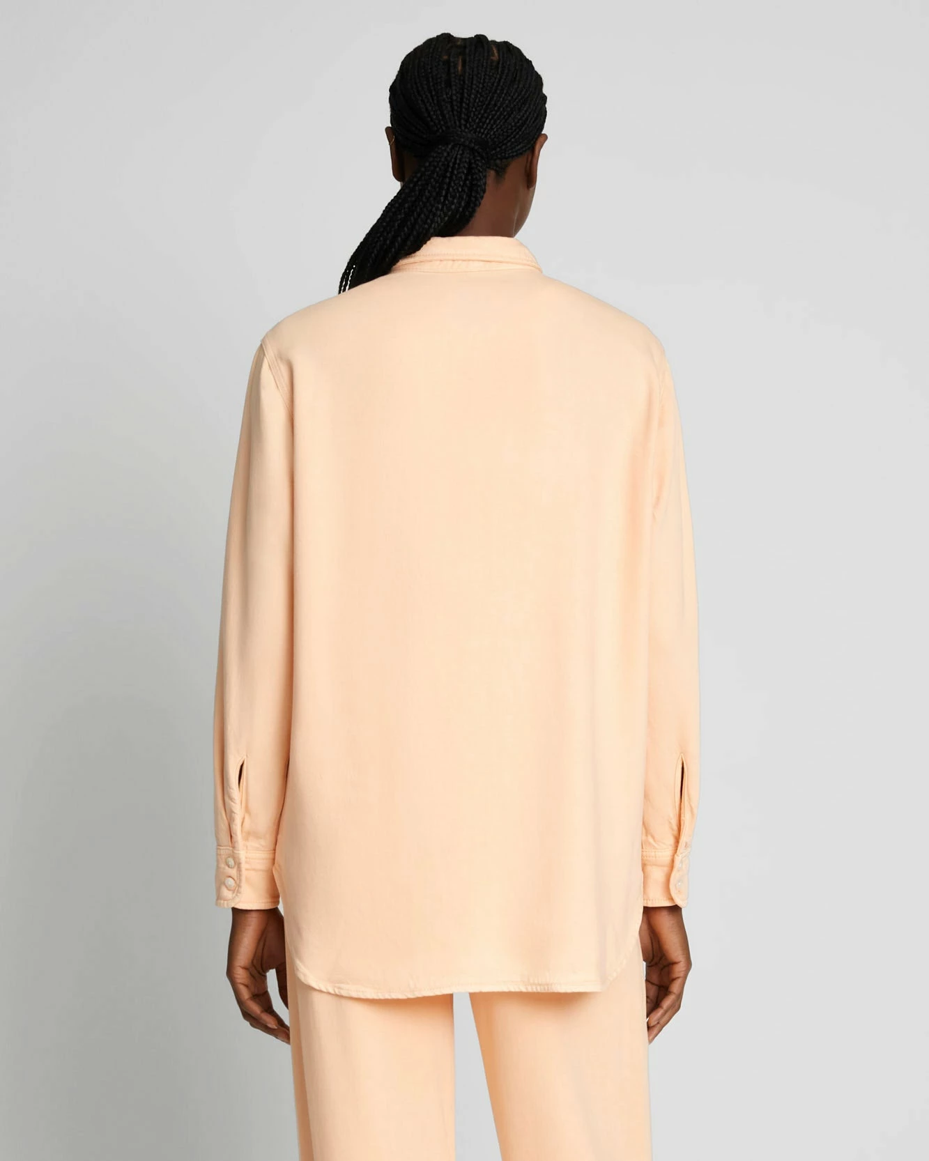 7 For All Mankind Denim Lustre Classic Button Up Shirt In Prairie Sunset 6 7 For All Mankind Denim Lustre Classic Button Up Shirt In Prairie Sunset - Image 4