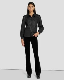 7 For All Mankind Coated Western Shirt In Rabbit Hole 13 7 For All Mankind Coated Western Shirt In Rabbit Hole -7 For All Mankind Sales 7U997C48 RBD 6