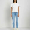 7 For All Mankind Scoop Neck Tee In White -7 For All Mankind Sales 7n990353 wht 2 edit 1