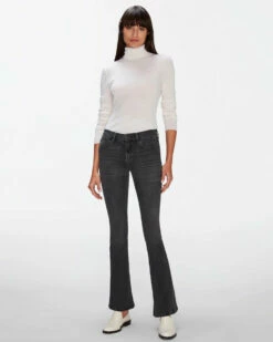 7 For All Mankind Tailorless Bootcut In Dark Grey