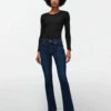 7 For All Mankind B(air) Embellished Kimmie Bootcut In Rinsed Indigo -7 For All Mankind Sales 7u096c44 inr 1