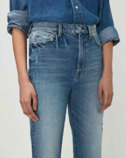 7 For All Mankind Beauty Denim Ultra High Rise Dojo In Fig Leaf -7 For All Mankind Sales 83c353b9365cc15cc79f58d53d0d7935