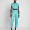 7 For All Mankind Leather Sleeveless Balloon Jumpsuit In Atlantis -7 For All Mankind Sales 83d1ccb8b918e38943aba8b63c0c6883