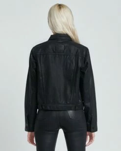 7 For All Mankind Classic Coated Trucker Jacket In Rabbit Hole -7 For All Mankind Sales 867d26864e10d1ed4d696c46ca089d31