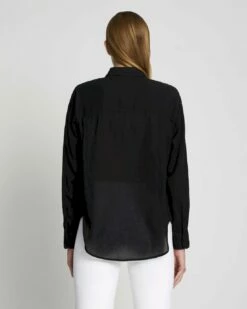 7 For All Mankind Classic Button Up Shirt In Black -7 For All Mankind Sales 8bd76f8d2e0d1e4537b3c5b4d41bbead