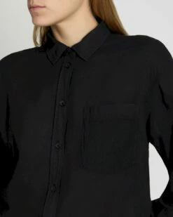7 For All Mankind Classic Button Up Shirt In Black -7 For All Mankind Sales 8d33dfa9bdf57ce7bc5768d41af2425a