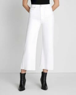 7 For All Mankind Luxe Vintage Ultra High Rise Cropped Jo In Soleil