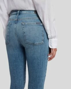 7 For All Mankind Mid Rise Ankle Skinny In Sloane Vintage -7 For All Mankind Sales AU8097594A SLVT 5