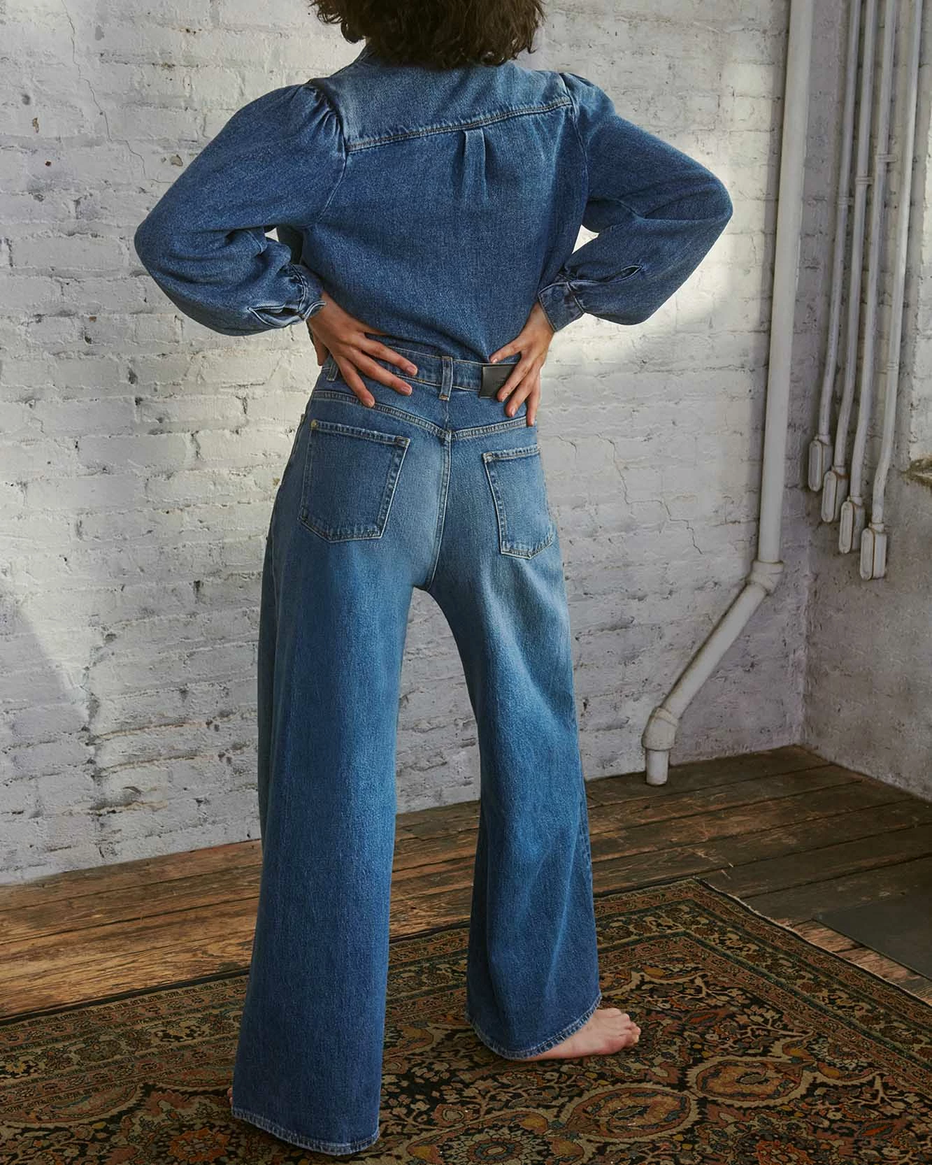 7 For All Mankind MANKIND Zoey Super Wide Leg In Explorer 5 7 For All Mankind MANKIND Zoey Super Wide Leg In Explorer - Image 3