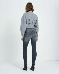 7 For All Mankind B(air) High Waist Ankle Skinny In Grey -7 For All Mankind Sales a2c3cb1ca0a4fa96fc258e754115d4a7