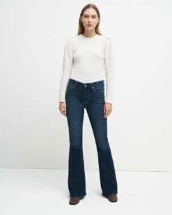 7 For All Mankind B(Air) Denim High Waist Ali In Authentic Fate