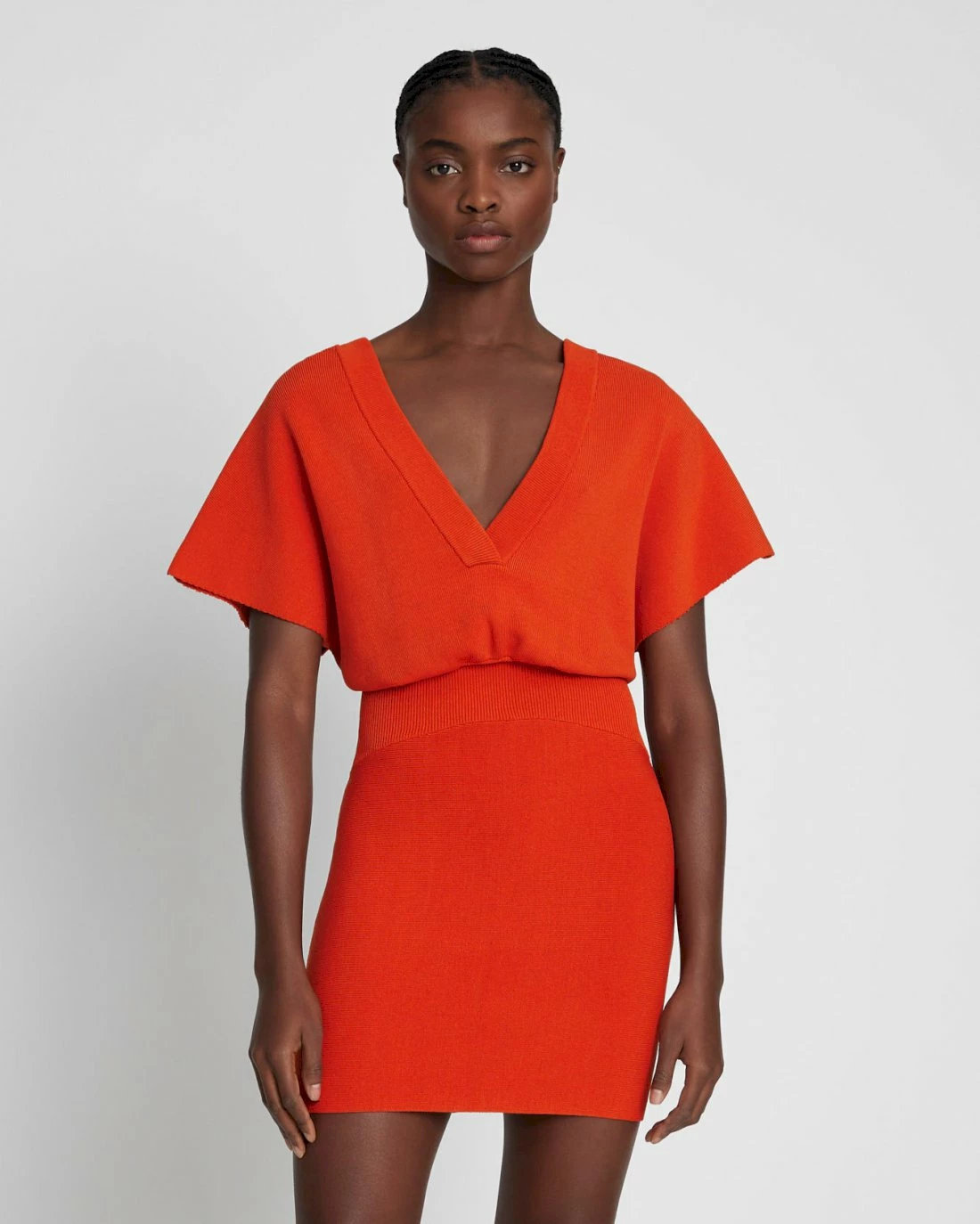 7 For All Mankind Knit Dolman Sleeve Bodycon Dress In Koi 3 7 For All Mankind Knit Dolman Sleeve Bodycon Dress In Koi - Image 2