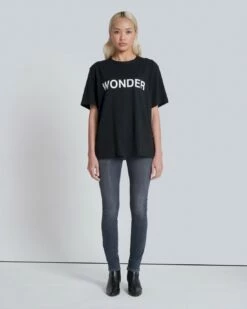 7 For All Mankind Wonder Graphic Tee In Black -7 For All Mankind Sales b5448845445f718ec8d5bfb370d934cd