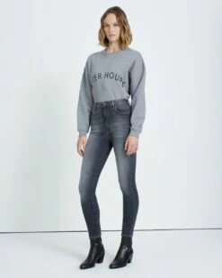 7 For All Mankind B(air) High Waist Ankle Skinny In Grey -7 For All Mankind Sales c33717b97020200f8f37d9b6ee3f4166