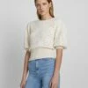 7 For All Mankind Puff Sleeve Pointelle Sweater In Antique White Star 2 7 For All Mankind Puff Sleeve Pointelle Sweater In Antique White Star -7 For All Mankind Sales d51b5664d406a4fe02aa00587580ef44