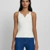 7 For All Mankind Quarter Zip Ribbed Tank In Antique White -7 For All Mankind Sales d652c312ee07e5d8a51b7d1a867ef4d5