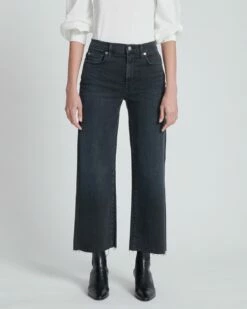 7 For All Mankind Cropped Alexa In Night Rider