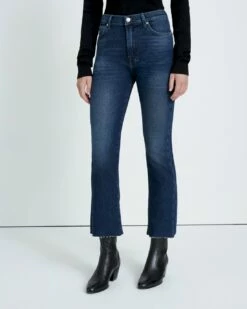 7 For All Mankind Luxe Vintage High Waist Slim Kick In Blueland -7 For All Mankind Sales e50a26b63ba2b11d30a7eb11fb9b0449