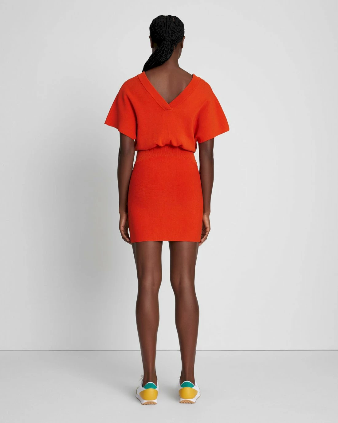 7 For All Mankind Knit Dolman Sleeve Bodycon Dress In Koi 5 7 For All Mankind Knit Dolman Sleeve Bodycon Dress In Koi - Image 4